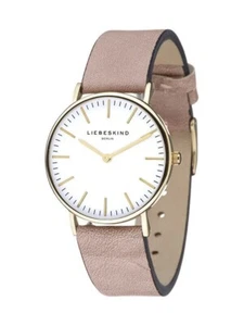 Liebeskind Berlin Mujer Reloj Analógico Cuarzo LT-0084-LQ Oro Rosa Cuero Nuevo - Imagen 1 de 4