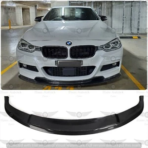 V-Style Carbon Fiber Front lip M-Sport Bumper FOR BMW 3 Series F30 F31 Sedan Wag - Picture 1 of 5