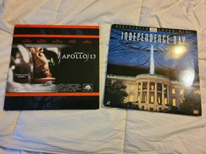 Apollo 13 & Independence Day Laserdisc LOT (2 Movie Lot ) - Picture 1 of 4