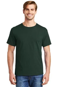 Hanes 5280 Mens Short Sleeve ComfortSoft Plain Cotton Crew Neck Stylish T-Shirt - Picture 1 of 18