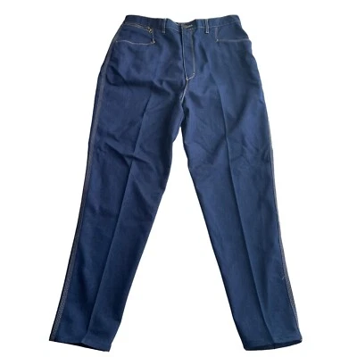 Vintage Gitano Power Stretch Denim Jeans Blue Size 20L Size 12 Streetwear 1980s - Image 1 of 4