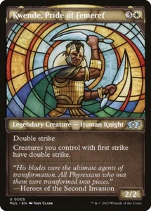 [MTG] Kwende, Pride of Femeref (Foil) (Showcase) (0005) (MAT) NM - Picture 1 of 1