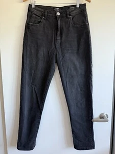 Cotton On Women’s Black Grey Stretch Mom Jeans Denim, Size 12 - Picture 1 of 6