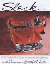 1954 Advertisement - CHRYSLER NEW YORKER DeLUXE