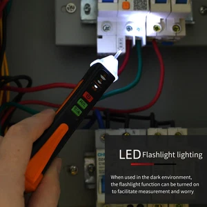 Haushaltstester Stift Wechselstromalarm elektrischer Detektor berührungslos einfach zu bedienen - Bild 1 von 8