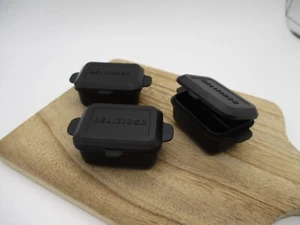 Japanese Side Dish Food Mini Cup  3pcs Delizioso 26ml black For lunch box rare - Picture 1 of 5