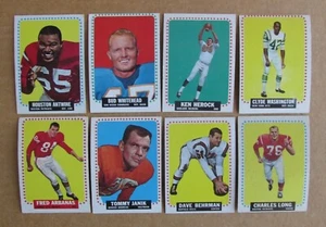 1964 TOPPS FOOTBALL CARD SINGLES COMPLETE YOUR SET PICK CHOOSE UPDATED 5/15 - Picture 1 of 283