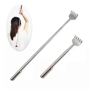 Rücken-Kratzer Teleskop-Kratzer-Backscratcher-Massagegerät Edelstahl *1stk NEW - Bild 1 von 10
