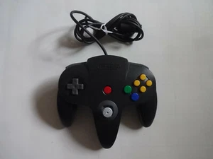 Nintendo 64 CONTROLLER Bros Color Is Black NUS-005 1996 Official From Japan #182 - Picture 1 of 12