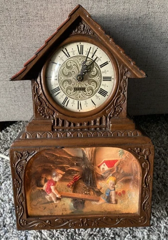Haddon "The Teeter Totter"  Red Roof Model Motion Light Up Clock Model 15 Cover