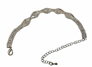 Braccialetto Caviglia Malocchio Strass Donna Moda Cristallo Piedi Catena Gioielli - Foto 1 di 4
