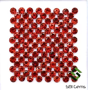 Granate Natural Corte Redondo 3.50 mm 5.56 CTS Lote 25 Piezas Piedras Preciosas Sueltas Calibradas - Imagen 1 de 8