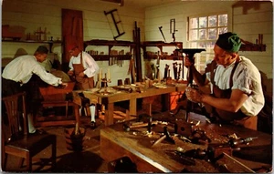 Anthony Hay's Cabinetmaking Shop Williamsburg Virginia CHROME POSTCARD D2 - Picture 1 of 2