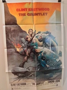 The Gauntlet Original Vintage Movie Poster 1977 27"x41" - Picture 1 of 2