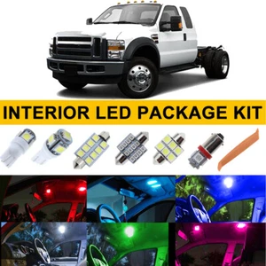13X Interior LED Lights Package Bulbs Kit For Ford F250 F350 F450 F550 1999-2016 - Picture 1 of 17