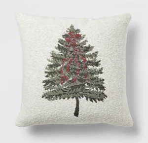 Studio McGee Threshold Woven Tree Square Throw Pillow *NEW* - Picture 1 of 6
