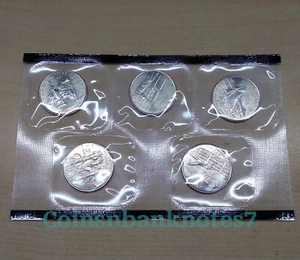 2001-D State Quarter 5 Coin Set from US Mint Set/ NY, NC, RI, VT, KY - Picture 1 of 3
