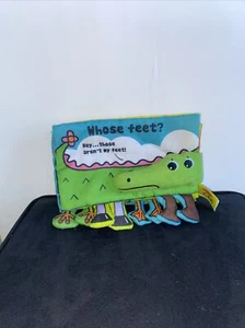 Melissa & Doug K’s Kids Animal Plush “Whose Feet?” Booklet Educational Cute Toy - Picture 1 of 7