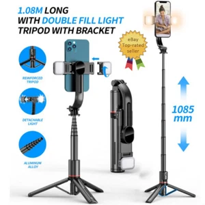 Mobile Phone Tripod Remote Holder Stand Flexible Bluetooth For With Selfie Stick - Picture 1 of 28