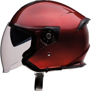 Z1R Road Maxx Open Face Helmet (Wine Red) Choose Size