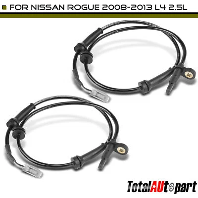 2x Sensor de velocidad de rueda ABS para Nissan Rogue 2008 2009 10-13 delantero izquierdo y derecho Foto 1 de 4