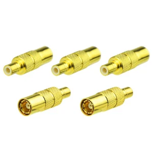 5-Pack SMB Female to Male Connector Adapter for DAB Digital Radio Fakra Antenna - Picture 1 of 8