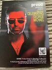 George Michael Proud Galleries Flyer Exhibition 2023 Double Sided Brian Aris
