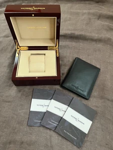 Ulysse Nardin Watch Wood Box W/ Manual - Picture 1 of 24