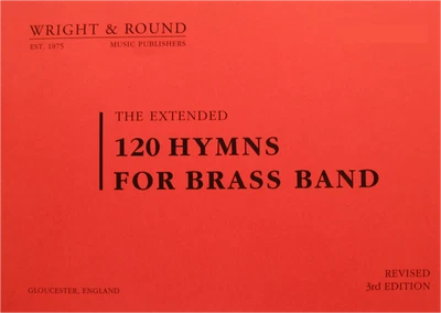 120 Hymns for Brass Band - Solo Cornet Part Book - Standard - A5 - Image 1 of 4