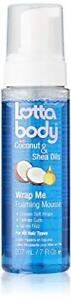 Coconut Oil and Shea Wrap Me Foaming Curl Mousse by Lotta Body, Creates Soft