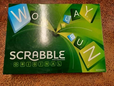 Scrabble Brand Crossword Game - Original - Mattel - Complete - Image 1 of 4