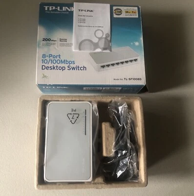 TP-Link Mbps 8-Port 10/100 Mbps Desktop Switch - Image 1 of 3