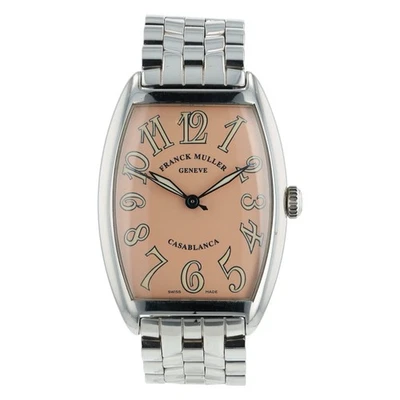 Franck Muller Casablanca Steel Salmon Dial 32mm Automatic Mens Watch 2852 SC H - Image 1 of 4