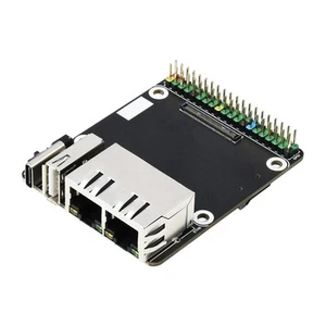 Dual Ethernet CM4-Trägerplatine für RPI für Compute Module 4 Lite EMMC-Er7144 - Bild 1 von 10