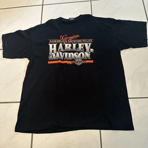 VTG Harley Davidson Shirt Rocky Mountain Greater Denver XXL Single Stitch Skull - Picture 1 of 19