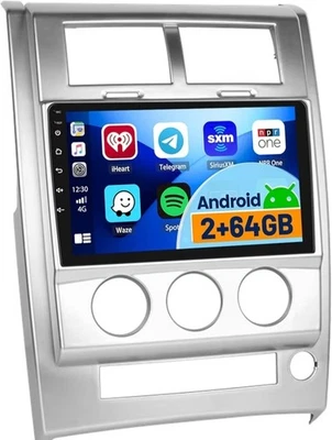 Radio de coche Android 15 2+64 GB para Jeep Liberty 2008-2012 pantalla táctil de 10" Foto 1 de 4