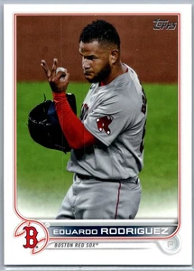 2022 Topps #192 Eduardo Rodriguez Boston Red Sox - Foto 1 di 2
