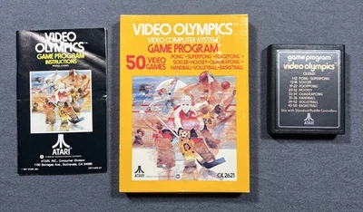 Игра VIDEO OLYMPICS Gatefold Atari 2600 в комплекте в коробке с руководством - Изображение 1 из 3