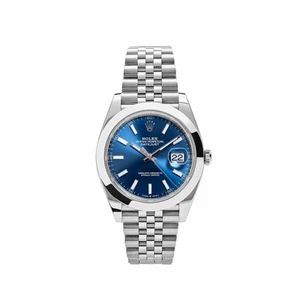 Rolex Datejust 41 126300 acero inoxidable esfera azul Jubilee - Imagen 1 de 9