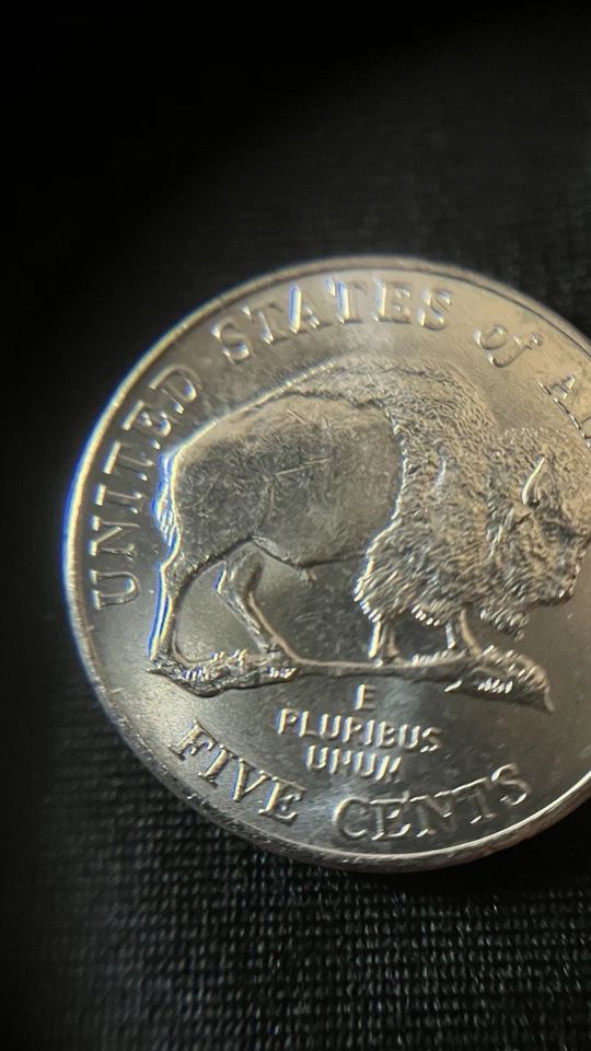 2005 P BU Detached Leg Jefferson bison nickel error Bank Bag Find Uncirculated - Image 1 of 4