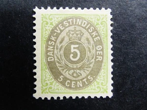 nystamps US Danish West Indies Stamp # 19 Mint OG H       N7x3770 - Picture 1 of 2