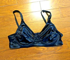 ❤️ 36C SATIN VINTAGE BRA ❤️ JOLIE INTIMATES ❤️ UNLINED PERFECT FULL COVERAGE - Picture 1 of 5