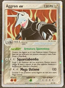 POKEMON AGGRON EX HOLO ITA EX GUARDIANI DEI CRISTALLI 89/100 - Picture 1 of 15