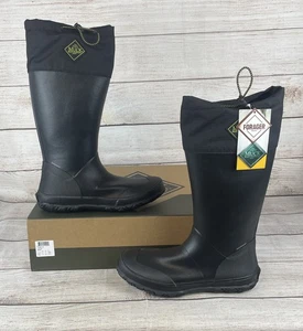 Botas Muck Boot Company Forager Talla M 11 W 12 Negras Sin Cordones Impermeables - Imagen 1 de 11