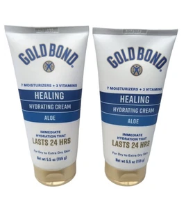 2 Pack GOLD BOND Healing Skin Therapy Body Lotion with aloe 5.5 oz. Each NEW - Picture 1 of 6
