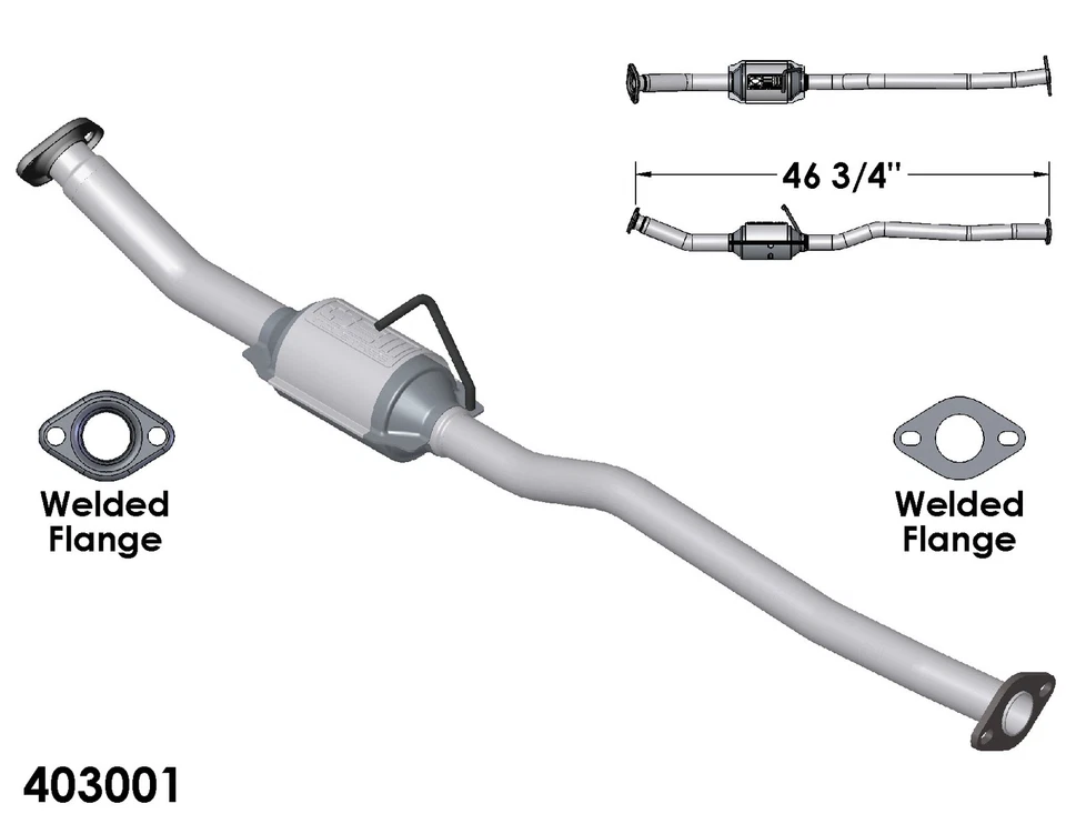Convertidor catalítico para Chevrolet Sprint Turbo 1991 1,0 L L3 GAS SOHC Foto 1 de 2