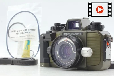 [Casi COMO NUEVO] Lente Nikon NIKONOS V verde oliva UW 35 mm f/2,5 de JAPÓN Foto 1 de 4