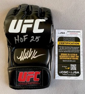 THE SMASHING MACHINE MARK KERR AUTOGRAPH UFC/MMA FIGHT GLOVE HOF JSA CI33312 - Picture 1 of 2