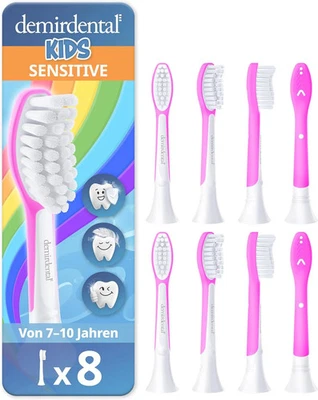 Lot of 8 Demirdental Kids Brush Heads for Philips Sonicare Kids |  - Image 1 of 4