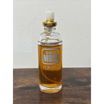 Colonia COTY Musk para hombre 1,5 oz. 44 ml RARO sin caja con tapa Foto 1 de 2